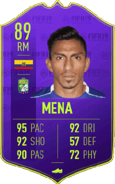 Multimedia Videospiele F I F A - Karten Spieler Ecuador Angel Mena 