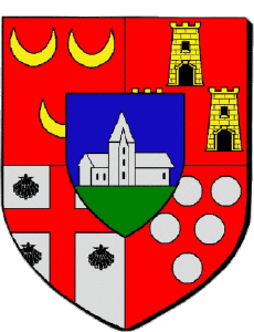 Banderas Francia Departamentos - Ciudades 85 AUBIGNY 
