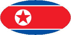 Banderas Asia Corea del Norte Diverso 