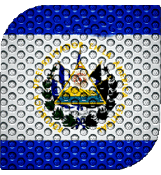 Fahnen Amerika Salvador Platz 