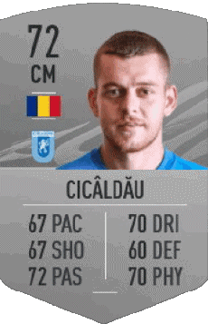 Multimedia Vídeo Juegos F I F A - Jugadores  cartas Rumania Alexandru Cicaldau 