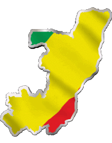 Fahnen Afrika Kongo Verschiedene 