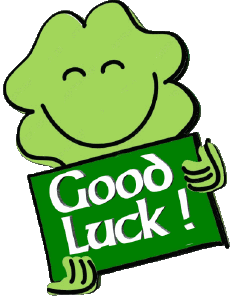 Mensajes Inglés Good Luck Fondo transparente 03 