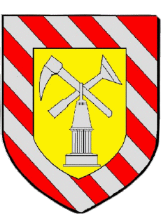 Blasón-Banderas Francia Departamentos - Ciudades 62 BRUAY LA BUISSIERE Blasón