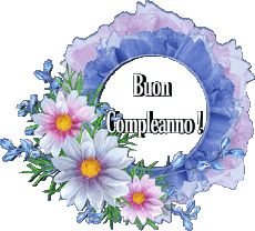 Messages Italian Buon Compleanno Floreale 020 
