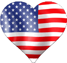 Flags America U.S.A - National Heart 