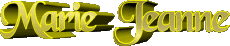 Nome FEMMINILE - Francia M Composto Marie Jeanne 