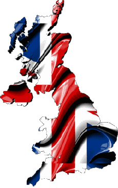 Drapeaux Europe Royaume Uni Carte 