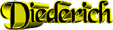 Nome MASCHIO - Germania D Diederich 
