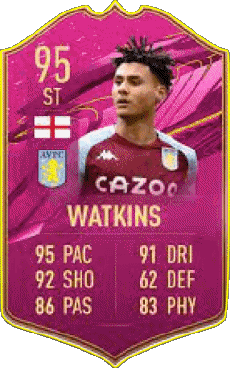Multi Média Jeux Vidéo F I F A - Joueurs Cartes Angleterre Ollie Watkins 