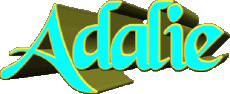 Vorname WEIBLICH - Deutschland A Adalie 