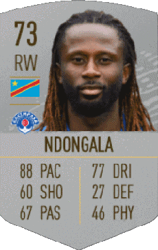 Multimedia Videospiele F I F A - Karten Spieler Kongo Dieumerci Ndongala 