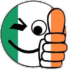 Banderas Europa Irlanda Smiley - OK 
