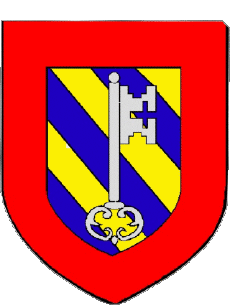 Blasone-Bandiere Francia Dipartimenti - Città 21 LONGVIC 