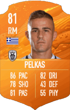 Multimedia Vídeo Juegos F I F A - Jugadores  cartas Grecia Dimitrios Pelkas 