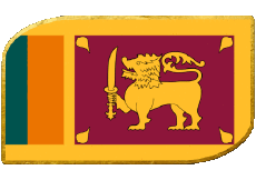 Flags Asia Sri Lanka Rectangle 