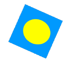 Drapeaux Océanie Palaos Sphere - Cube 