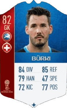 Multi Media Video Games F I F A - Card Players Switzerland Roman Bürki 