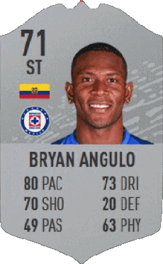Multimedia Vídeo Juegos F I F A - Jugadores  cartas Ecuador Bryan Angulo 