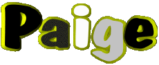 Nome FEMMINILE  - UK - USA - IRL - AUS - NZ P Paige 