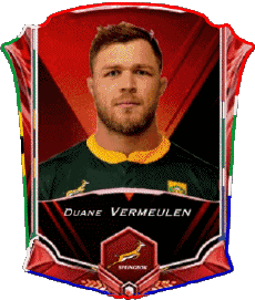 Sports Rugby - Joueurs Afrique du Sud Duane Vermeulen 