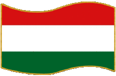 Banderas Europa Hungría Rectángulo 