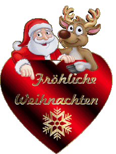 Mensajes Alemán Fröhliche  Weihnachten Serie 06 