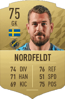 Multi Media Video Games F I F A - Card Players Sweden Kristoffer Nordfeldt 