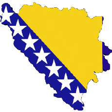 Drapeaux Europe Bosnie Herzegovine Divers 