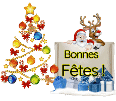 Messagi Francese Bonnes Fêtes (Noël) Serie 20 