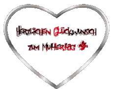 Messages Allemand Herzlichen Glückwunsch zum Muttertag 01 