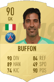 Multi Media Video Games F I F A - Card Players Italy Gianluigi Buffon 