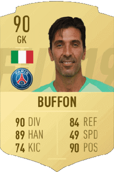 Multimedia Videogiochi F I F A - Giocatori carte Italia Gianluigi Buffon 