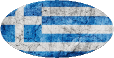 Banderas Europa Grecia Oval 