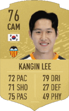 Multi Média Jeux Vidéo F I F A - Joueurs Cartes Corée du Sud Kangin Lee 