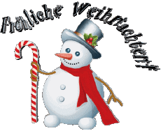 Mensajes Alemán Fröhliche  Weihnachten Serie 06 