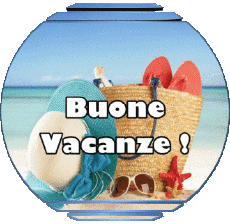 Messages Italien Buone Vacanze Fond Transparent 02 