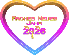 Messages Allemand Frohes Neues Jahr 2026 01 