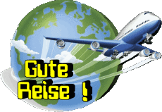 Messages German Gute Reise Transparent Background 06 