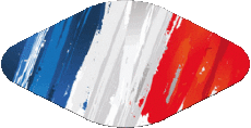 Fahnen Frankreich National Oval 