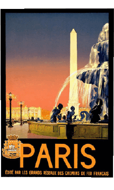 Humour - Fun Affiches Rétro - Lieux France Paris 