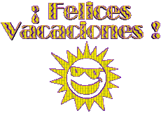 Messages Spanish Felices Vacaciones Transparent Background 04 