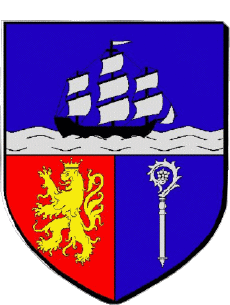 Blasone-Bandiere Francia Dipartimenti - Città 64 SAINT JEAN DE LUZ 