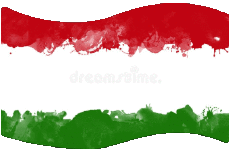 Flags Europe Hungary Rectangle 