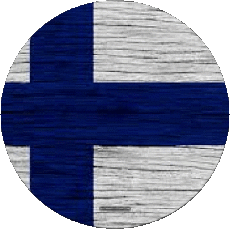 Fahnen Europa Finnland Runde 