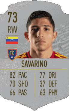 Videospiele F I F A - Karten Spieler Venezuela Jefferson Savarino 