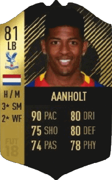 Multimedia Vídeo Juegos F I F A - Jugadores  cartas Países Bajos Patrick van Aanholt 