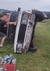 Humour - Fun Transports Voitures Accident Fail 03 