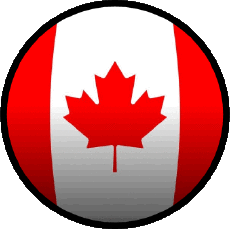 Bandiere America Canada Tondo 