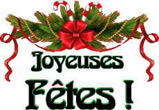 Mensajes Francés Joyeuses Fêtes (Noël) Serie 08 